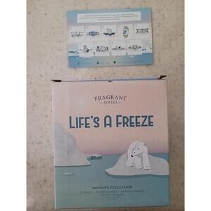 Fragrant Jewels Lifes A Freeze Polar Bear Candle Size 9 NEW